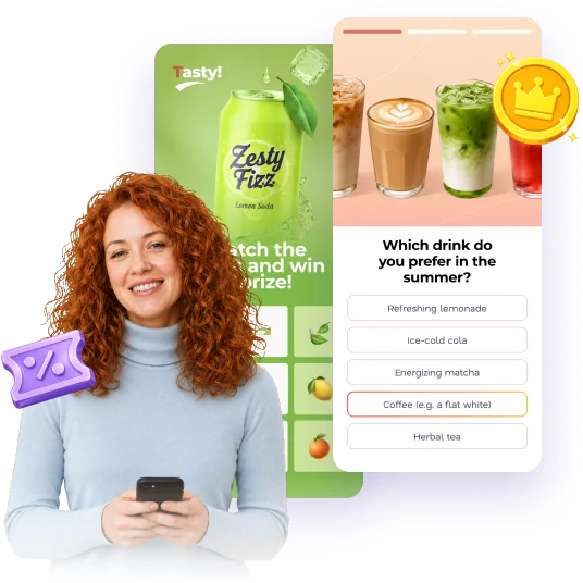 Продуктовая интерактивная кампания с наградой